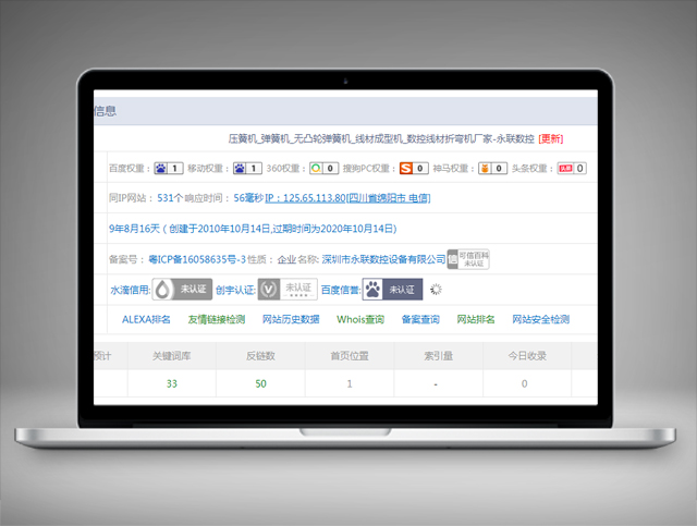 永聯數控-關鍵詞優化