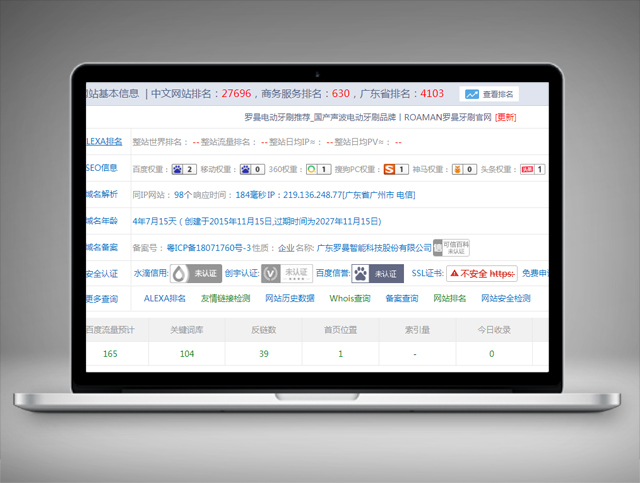 羅曼電動牙刷-關鍵詞優化