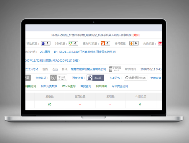 威拿機械-關鍵詞優化